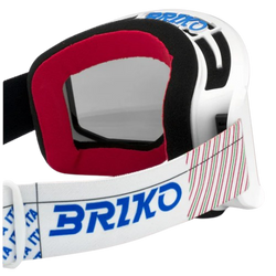 Gogle Briko Vulcano Mask Italia White/Science Blue - 2025/26