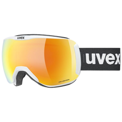 Gogle Uvex Downhill 2100 CV White Matt SL Orange-Green - 2023/24