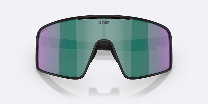 Okulary BLIZ P001 Frame Matte Black with Brown/Green Multicolor Lenses