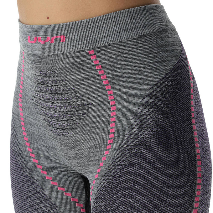 Kalesony UYN Woman Ambityon UW Pant Long Melange Black Melange/Purple/Raspberry - 2024/25