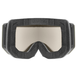 Gogle Uvex Lace ATTRACT FM Black Matt/Mirror Ice Blue + dodatkowa szyba - 2025/26