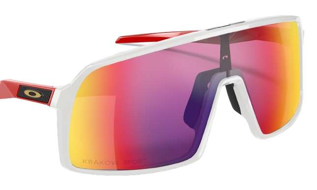 Okulary Oakley Sutro Custom Polished White Frame / Prizm Road Iridium Lenses