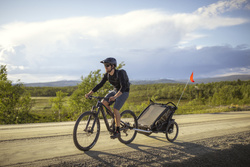 Przyczepka rowerowa Thule Chariot Sport 2-seat Multisport Bike Trailer Midnight Black - 2024
