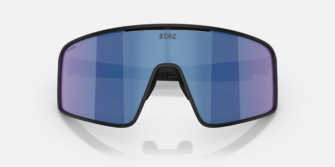 Okulary BLIZ P001 Frame Matte Black with Blue Lenses