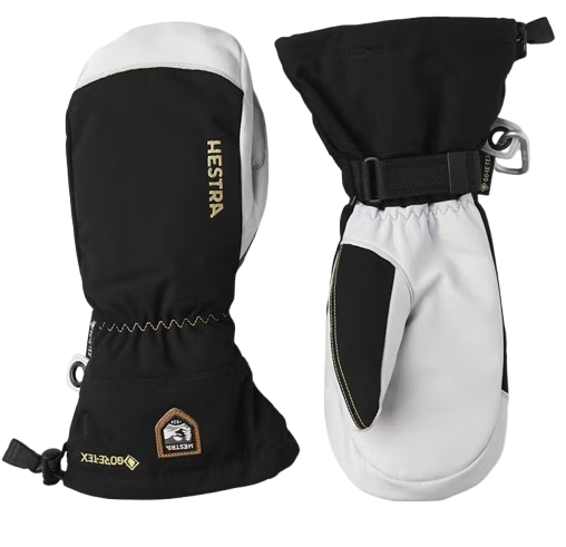 Rękawice Hestra Army Leather Gore-Tex Mitt Black/Natural Grey - 2025/26