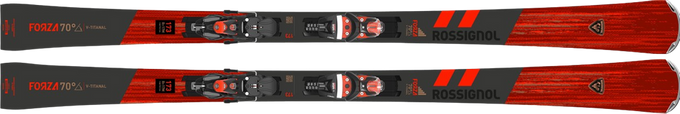 Narty Rossignol Forza 70° V-Ti + Spx 14 Konect GW B80 Black Hot Red - 2024/25