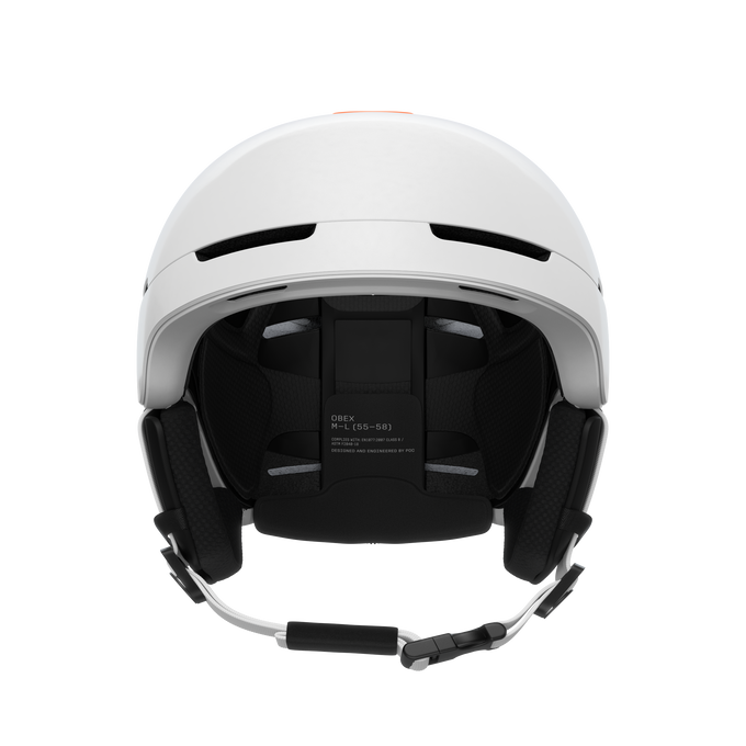 Kask POC Obex Connect Hydrogen White/Fluorescent Orange AVIP - 2025/26