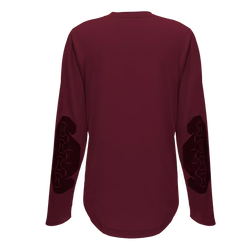 Koszulka rowerowa Dainese HgROX Jersey Ls WMN Windsor Wine