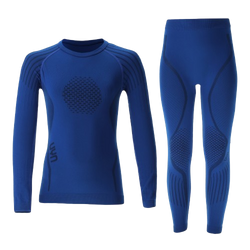 Thermoactive clothing UYN Junior Visyon 2.0 Uw Set (Shirt Lg. sl./pants Long) Royal Blue - 2025/26