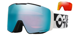 Gogle Oakley Line Miner Pro L Black White Duality Prizm Sapphire + Dodatkowa Szyba Prizm Torch - 2024/25