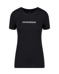 Koszulka On Running RUN ON-T Women Black - 2025