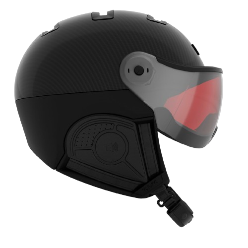 Kask narciarski KASK Elite Visor Vibes Photochromatic Carbon Black - 2025/26