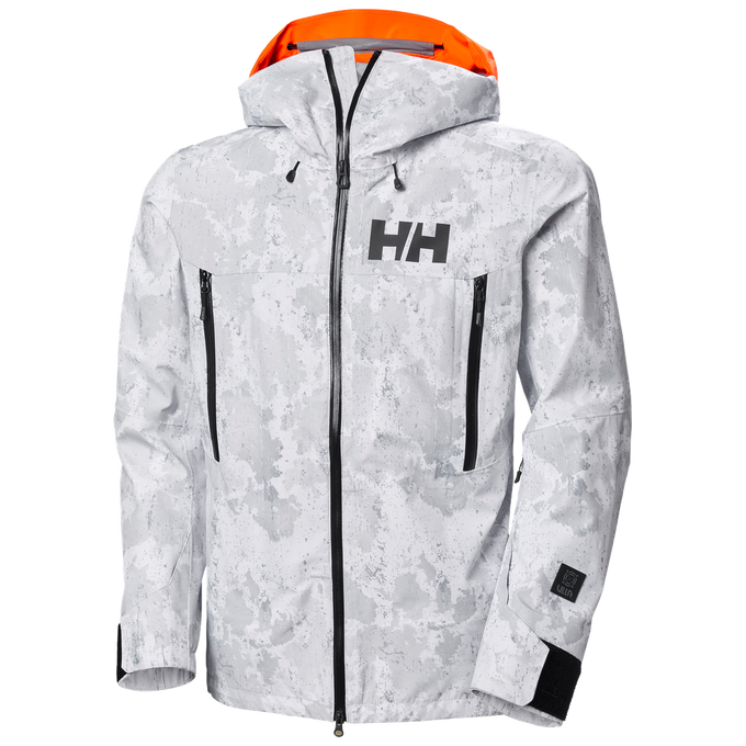 Kurtka narciarska Helly Hansen Sogn Shell 2.0 Jacket Grey Fog Snow Camo Aop - 2024/25 