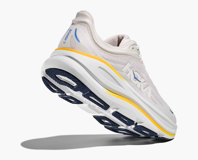 Buty męskie Hoka Bondi 9 White/Grout