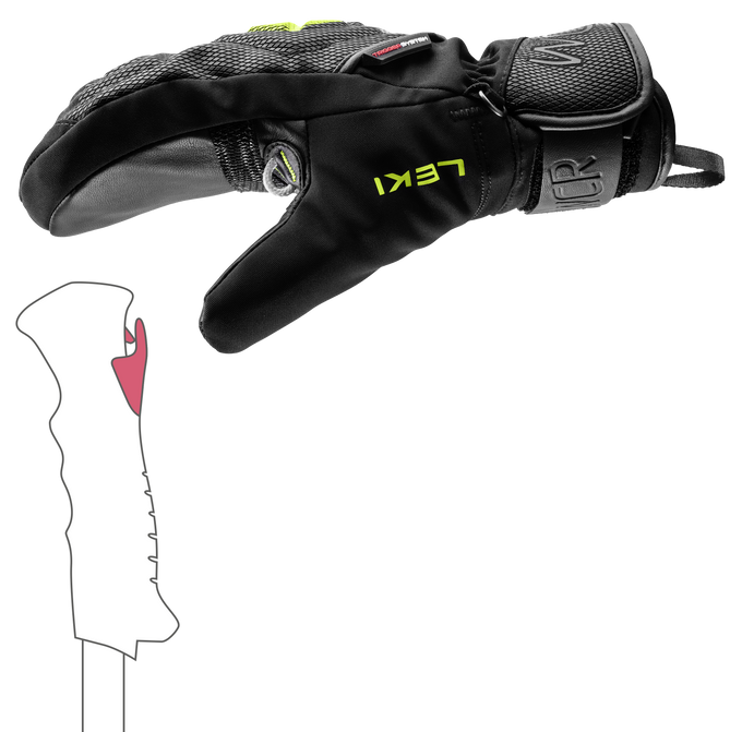 Rękawice LEKI WCR C-Tech 3D Junior Mitt - 2025/26