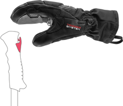 Gloves LEKI Griffin Base 3D Women Mitt Black - 2025/26