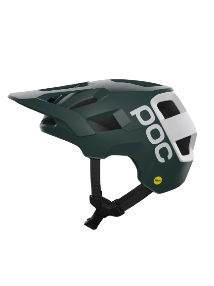 Bicycle helmet POC Kortal Race MIPS Pargasite Green Matt/Hydrogen White Matt - 2025