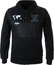 Bluza ENERGIAPURA Sweatshirt Full Zip With Hood Smart Balck/Smartplanet - 2022/23