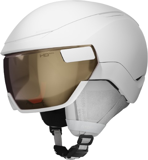 Kask narciarski Atomic Revent GT AMID Visor HD PHOTO White Heather - 2025/26