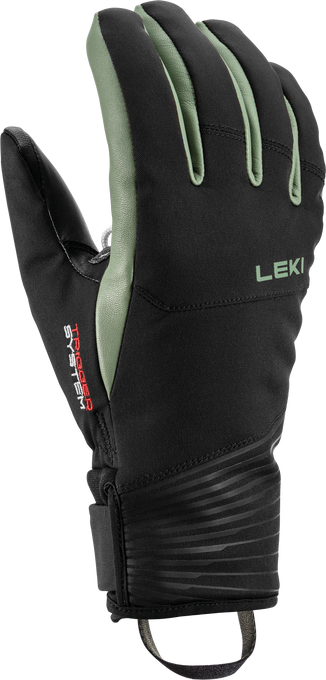 Rękawice LEKI Sparrow 3D Women Black/Dust/Green - 2025/26