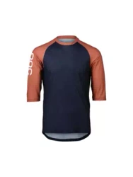 Koszulka rowerowa POC MTB Pure 3/4 Jersey Turmaline Navy/Himalayan Salt - 2024