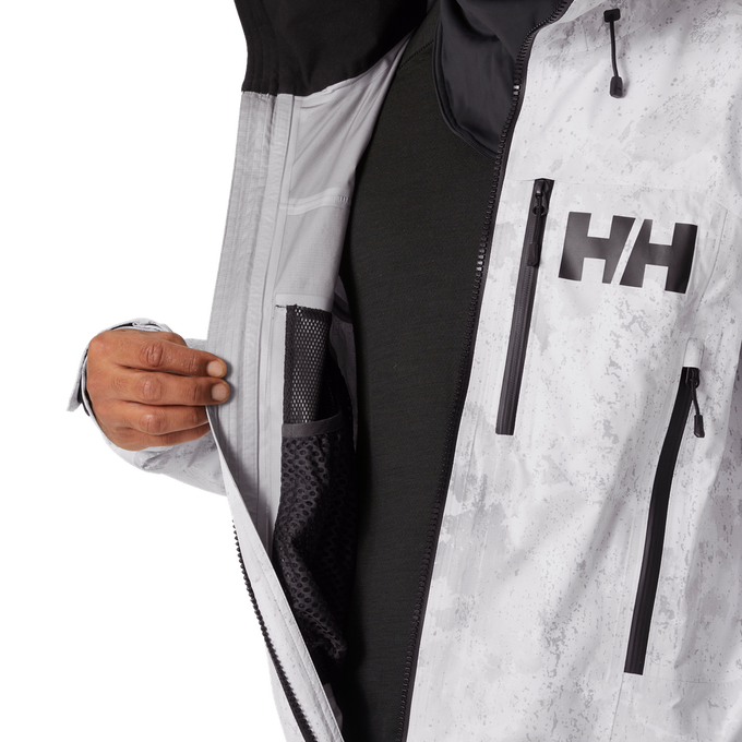 Kombinezon narciarski Helly Hansen Chugach Infin Printed Suit Grey Fog Snow Camo Aop - 2024/25