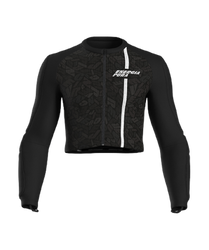 Koszulka z ochraniaczami ENERGIAPURA Gudauri Racing Black - 2023/24