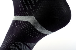 Skarpety Sidas Run Feel Black/Yellow