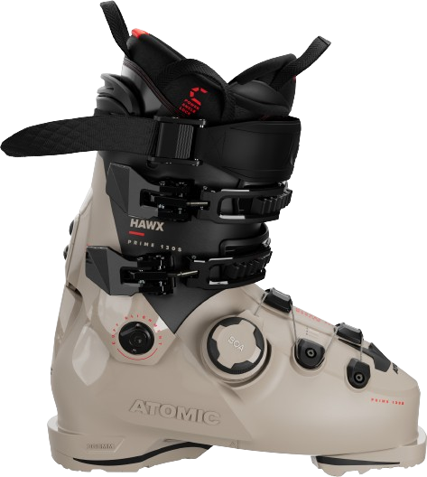 Buty narciarskie Atomic Hawx Prime 130 S BOA GW Cement/Black/Red - 2025/26