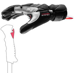 Rękawice LEKI Griffin Base 3D Black - 2025/26