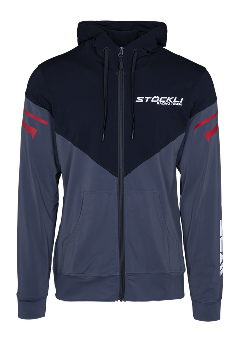 Bluza polarowa Stoeckli Hoody Fullzip WRT Black Anthracite - 2024/25