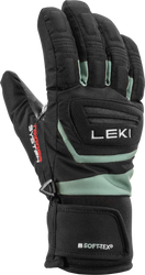 Rękawice LEKI Griffin 3D Junior Black/Dusty Green - 2025/26