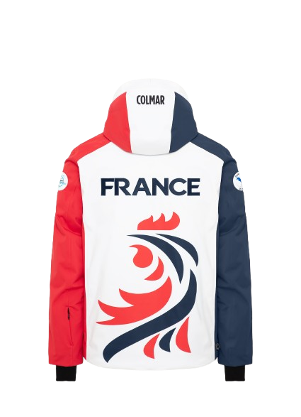 Men's ski jacket Colmar Replica Ski Jacket White/Navy Blu/Bright Red - 2025/26