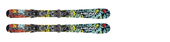 Skis HEAD Monster Easy JRS (67/77/87/97) + JRS 4.5 GW CA - 2025/26