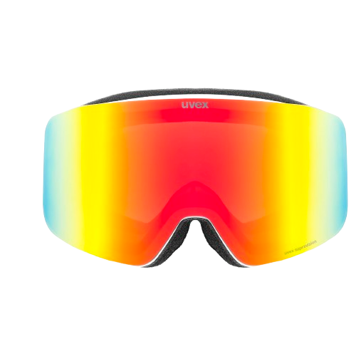 Gogle Uvex PWDR FM White Matt/Mirror Rainbow - 2025/26