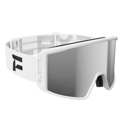 Gogle Flaxta Evoke White/Silver - 2025/26