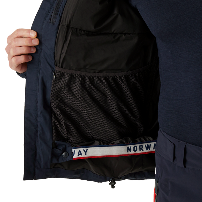 Skijacke Helly Hansen Kvitfjell Race Puffy Jacket Navy NSF Team - 2024/25