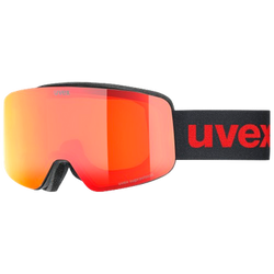 Gogle Uvex PWDR FM Black Matt/Mirror Red - 2025/26