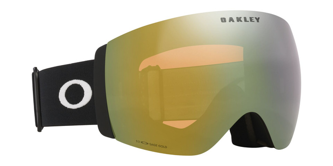 Gogle Oakley Flight Deck Pro L Matte Black/Prizm Sage Gold Iridium + Dodatkowa Szyba Prizm Snow Iced Iridium - 2025/26
