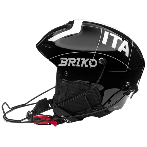 Helm Briko Slalom 2.0 Italia Shiny Black/White - 2025/26