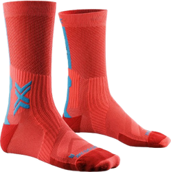 Cycling socks X-SOCKS Bike Perform Crew Sunset/Twyce Blue - 2024