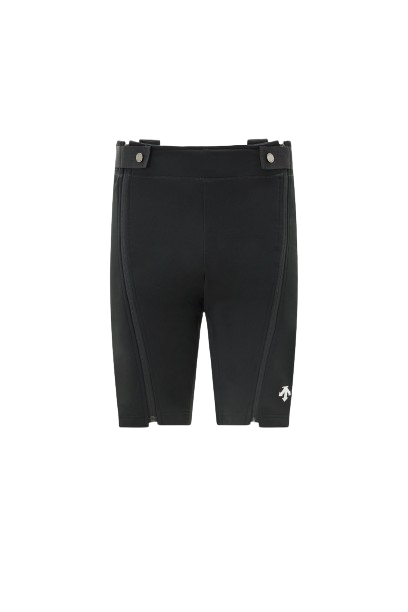 Spodnie narciarskie Descente Softshell Half Pants Black - 2024/25