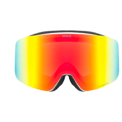 Gogle Uvex PWDR FM White Matt/Mirror Rainbow - 2025/26