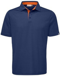 Koszulka KJUS Men Silas Polo S/S Atlanta Blue/Orange - 2020/21
