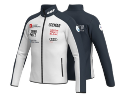 Męski Polar Colmar Full Zip Stretch Fleece White/Black - 2024/25