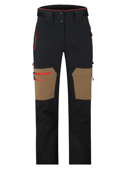 Spodnie Narciarskie Ziener Tewes Full-Zip Teamwear Lady Walnut Red - 2024/25