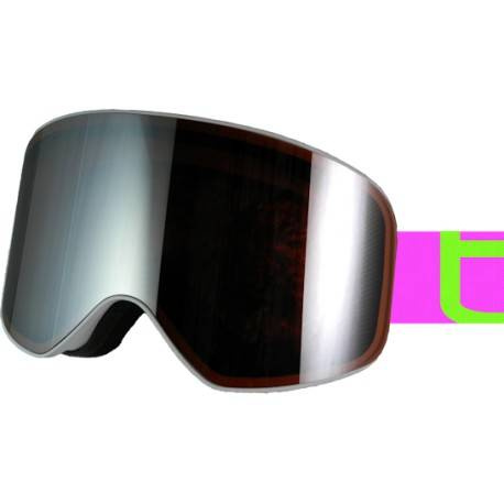 Gogle BULLSKI Sitka White/Silver Polar 