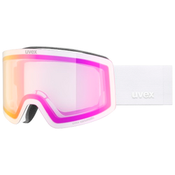 Gogle Uvex Provoqe V White Matt/Mirror Pink - 2025/26