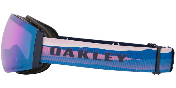 Brille Oakley Flight Deck Pro M Mikaela Shiffrin Sig/Prizm Snow Iced Iridium + Additional lens Prizm Snow Sapphire Iridium - 2025/26