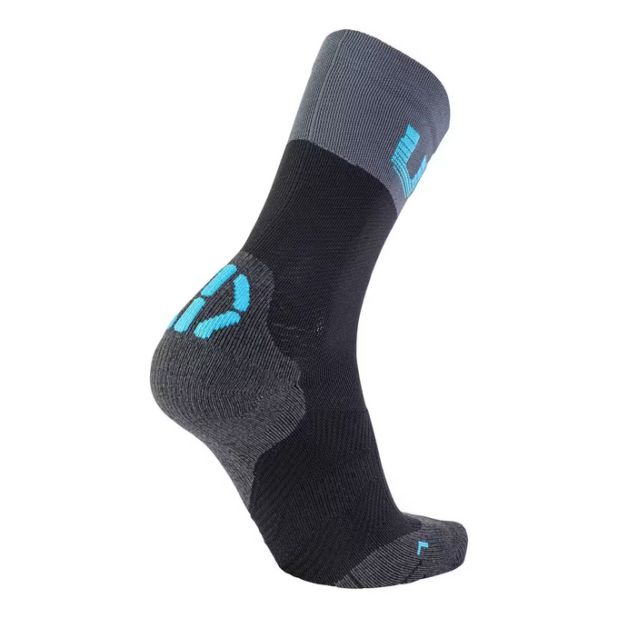 Skarpety rowerowe UYN Man Cycling Light Socks Black/Grey/indigo Bunting